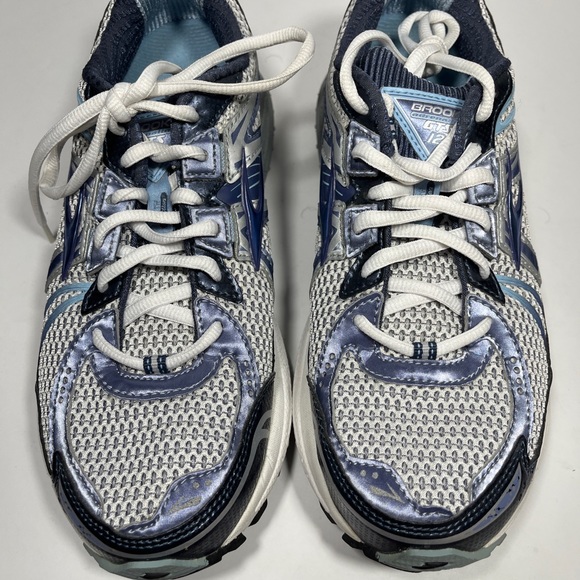 Brooks Adrenaline GTS 12 Road-Running Shoes - Women's Size Us 8.5 Grey/blue - Picture 3 of 10